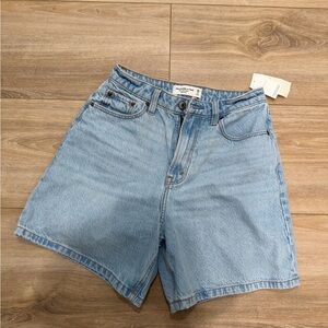 Abercrombie & Fitch Light Blue Jean Shorts